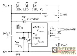ZXSC310的典型应用电路